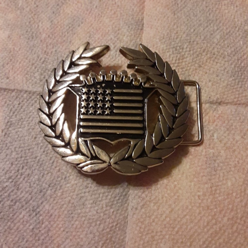 Stars and Stripes Belt Buckle